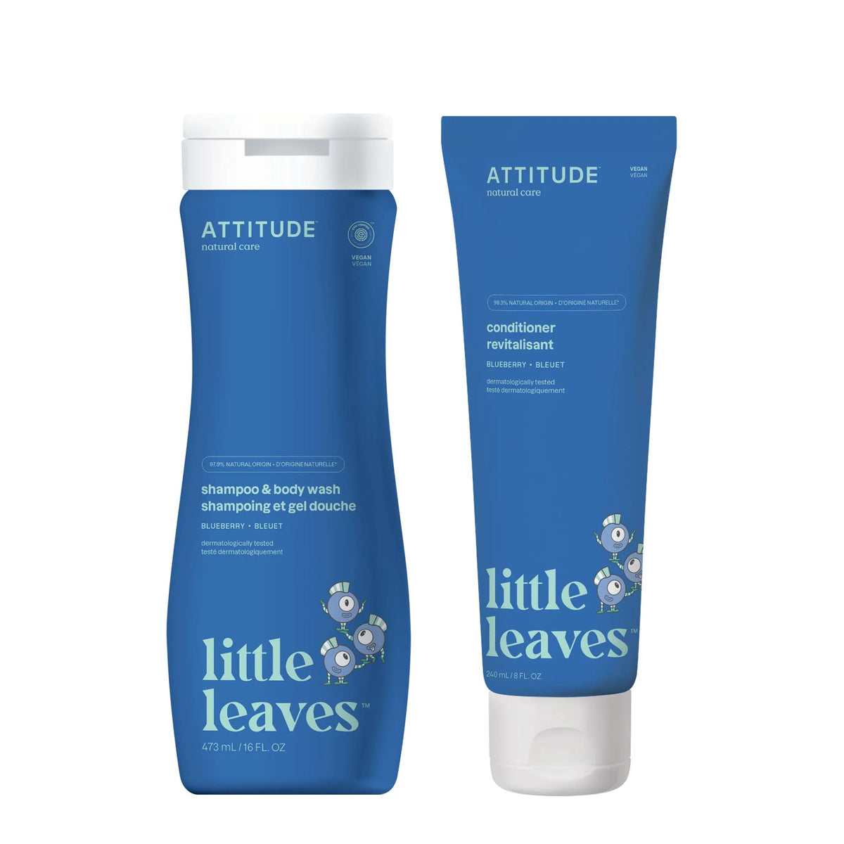 Kids Shower Duo + Conditioner Blueberry-Bundle