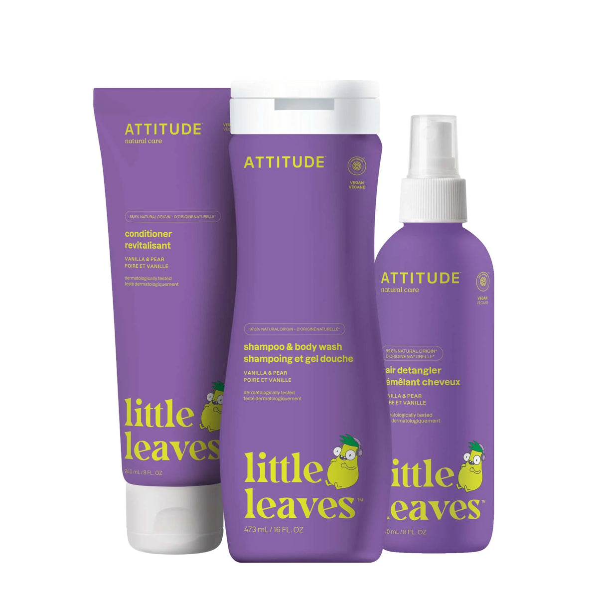 Kids Hair & Body Wash Kit Vanilla & Pear-Bundle