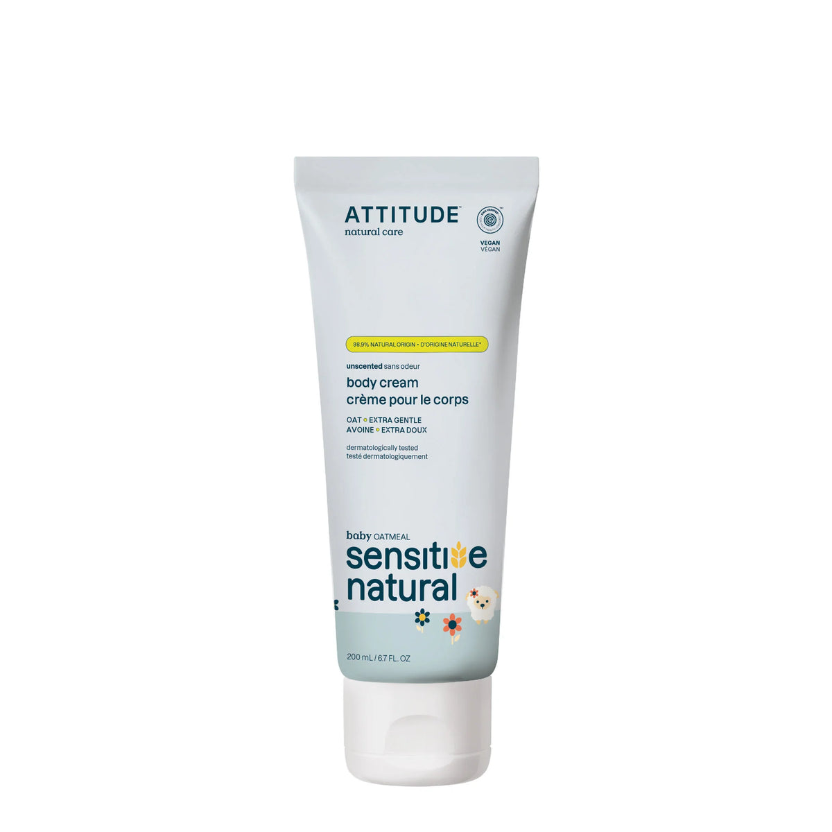 Baby Moisturizing Cream - Sensitive Skin Unscented-6.7 FL. OZ.