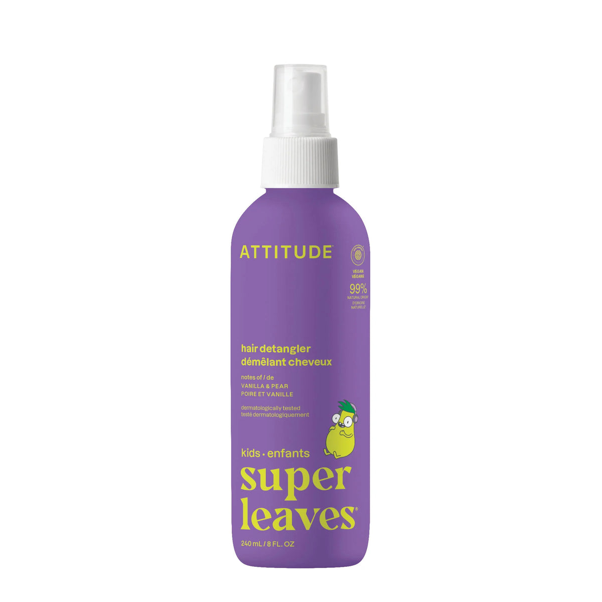 Kids Hair Detangler Vanilla & Pear-8 FL. OZ.