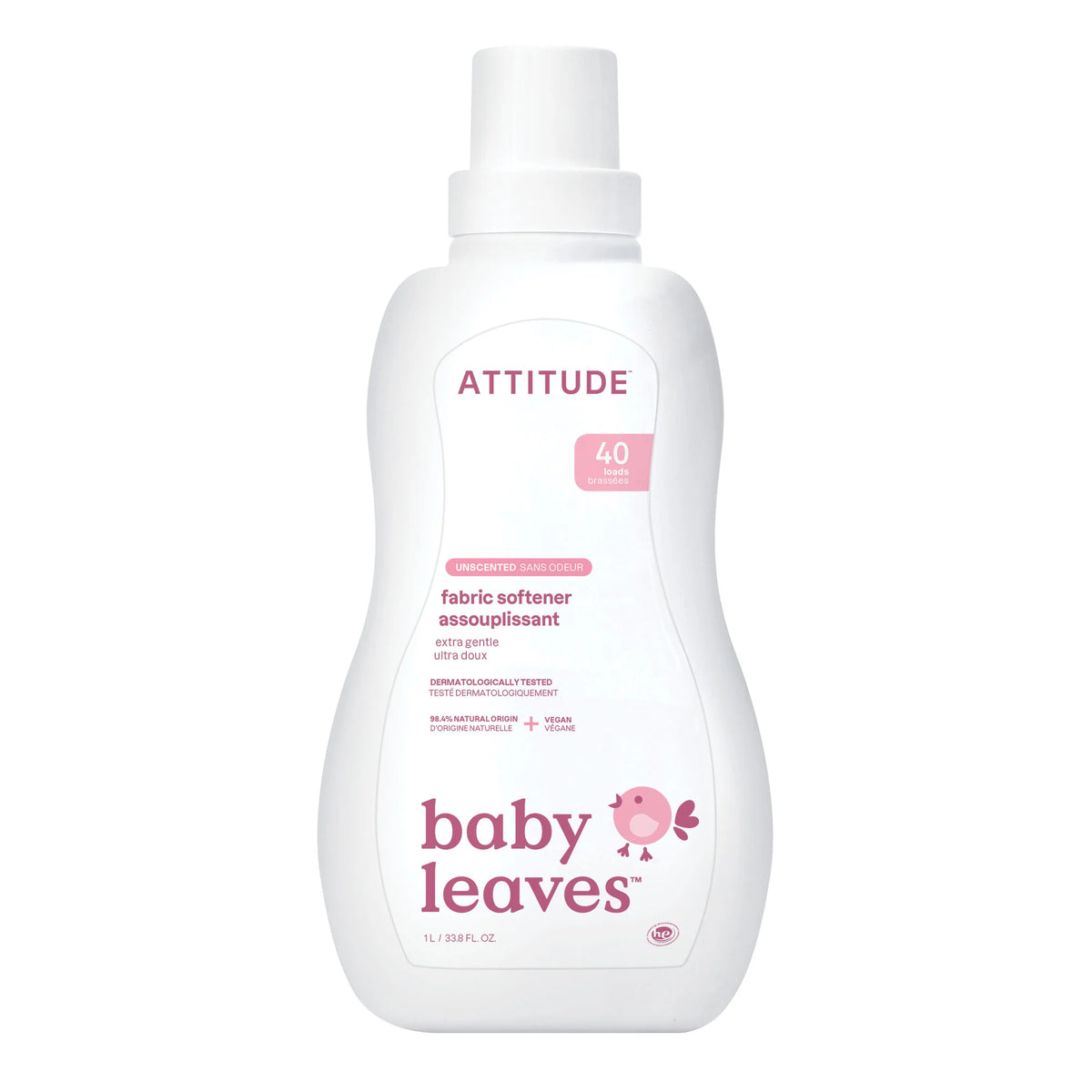 Baby Fabric Softener Unscented-33.8 FL.OZ. - 40 loads