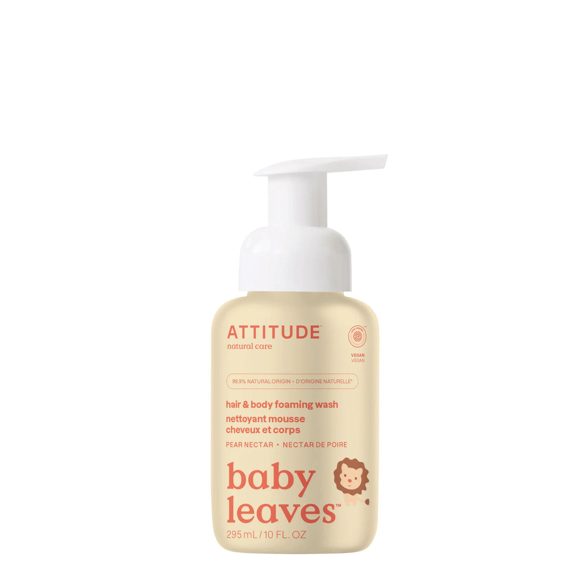 2-in-1 Baby Foaming Shampoo & Body Wash Pear Nectar-10 FL. OZ.